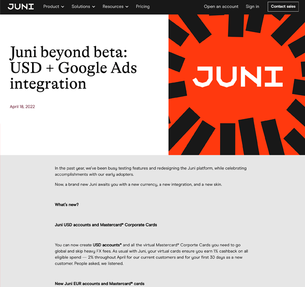 Juni blog articles